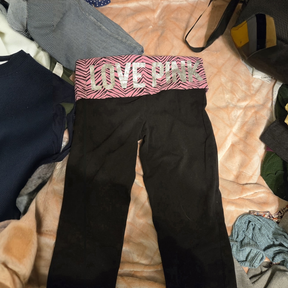 Victoria's Secret PINK Black Yoga Pants